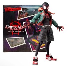 Spider-Man Action Figure✔Miles Morales Into The Spider Verse Toy Gift With Box✔️ picture