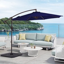 10ft Patio Umbrella, Hanging Cantilever Offset Outdoor with Tilting for Deck picture