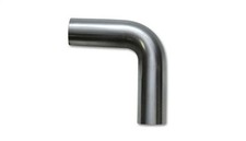 Vibrant 5in O.D. T304 SS 90 deg Mandrel Bend 6in x 6in leg lengths (7.5in picture