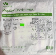 20 NO BOX Molnlycke  Mepilex Border Heel Dressing 8.7