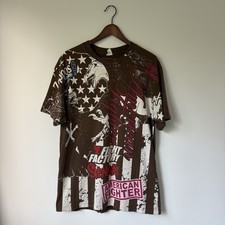 Vintage Rich “American Fighter” Franklin UFC 93 Fight Memorabilia Shirt - Large picture