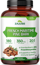 Extra Strength French Maritime Pine Bark Extract, Pycnogenol, 350 mg, Kosher picture
