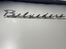 VINTAGE 1962-64 PLYMOUTH BELVEDERE EMBLEM  ORIGINAL P/N 2216066  11 1/4