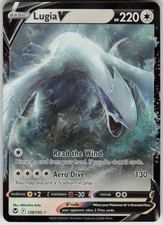 Pokemon Lugia V 138/195 SWSH12: Silver Tempest Holofoil Ultra Rare NM picture