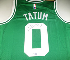 Jayson Tatum / Autographed Boston Celtics Pro-Style Basketball Jersey / Fanatics picture