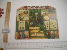 Comic Menagerie (1892) Fun Circus Animals Greatest Show On Earth poetry Nister's picture