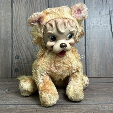 Vintage Rushton Lion Plush Rubber Face With Working Voice Box Star Creations picture