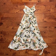 Tropical Floral Maxi Dress $58 S NWT Women's Francesca's Boutique Miami Beachy picture