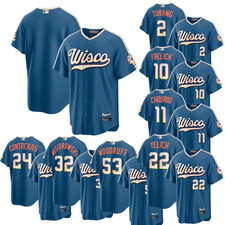 NWT Men's/Youth Brewers Mineral Blue 2026 City Connect Stadium Jersey picture