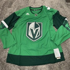 Adidas Vegas Golden Knights St Patrick’s Day Jersey 2022 Authentic Size 52 Rare picture