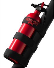 Badass Moto Jeep Fire Extinguisher Mount Gladiator Holder Jeep Wrangler Black picture