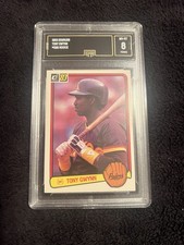 1983 Donruss - Tony Gwynn #598 (RC) • Graded GMA 8 (Nicely Centered & Sharp) picture