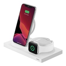 Belkin BoostCharge 3-in-1 Wireless Charger for Apple Devices - White picture