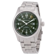Hamilton Khaki Field Automatic Green Dial Watch H70605160 picture