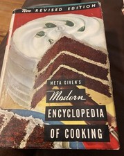 Meta Given Modern Encyclopedia of Cooking HC Revised Ed 1959 Illus DJ Ferguson picture