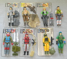 Vintage 1980s Figure Accessories Weapons File Card Lot G.I. GI Joe ARAH 3.75 picture