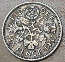 1955-1967 Great Britain 6 Pence Wedding Coin Choose your Year picture