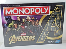 Hasbro Monopoly MARVEL AVENGERS Edition Gold Character Tokens NIB picture