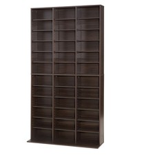 Uimoso 12-Tier Media Storage Cabinet with 36 DVD Organizer Compartments picture