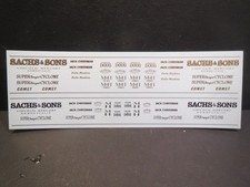 NEW Sachs & Sons 64'/65' Comet AFX 1/25 Decal from Fremont Racing Specialties picture