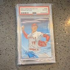 ‼️READ DESCRIPTION‼️ Topps 2021 Project70 Shohei Ohtani #385 PSA 8, /5755 picture