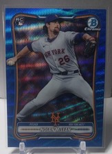 2026 Bowman Chrome - Nolan McLean #80 Blue Wave Refractors /150 (RC) NY Mets picture
