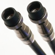 RG11 DIRECTV AT&T APPROVED Solid Copper 3Ghz Coaxial Cable Weather Boot Fittings picture