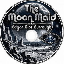 The Moon Maid Audiobook by Edgar Rice Burroughs on 1 MP3 CD-ROM picture