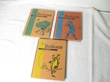 VINTAGE AFTER BASIC READERS THE BUTTONS FAMILY BOOK SERIES LOT OF 3 picture
