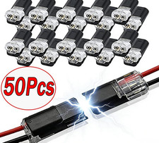 50pcs 2 Pin Waterproof Electrical Connector Car Automotive Wire Plug Terminal picture