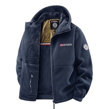 Men’s Winter Fleece Jacket Warm Full Zip Outdoor Hiking Casual Coat with Pockets picture