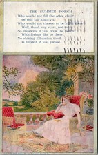 Dauler Close Johns Summer Porch Furniture Pittsburgh PA Vtg Postcard 5P21-11 picture