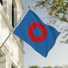 Phish Donut Red Circle Flag | Double-Sided picture