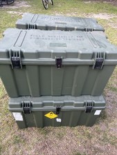 Hardigg Military Case TL500i Hard Case Storage Box Foot Locker W/2 Shelves picture