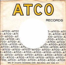 Company Sleeve 45 ATCO - White w/ Black & Yellow Text (1967-1971) ATLANTIC Addrs picture
