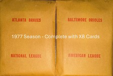 APBA Baseball Cards 1977 Season (Original) Complete with XB Cards picture
