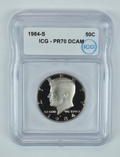 1984-S Kennedy Half Dollar PR70 DCAM ICG picture