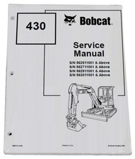 Bobcat 430 Compact Excavator Service Manual Shop Repair Book 1 Part # 6902318 picture
