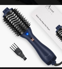 Aima Beauty Salon One-Step Brush Dryer 4 in 1100W Ionic Ceramic Blue picture