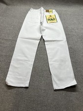 Vintage Solo Semore White Jeans Straight Leg Skater 30x30 USA Made picture