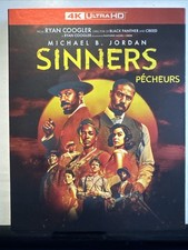 Sinners (4K UHD, 2025) With Slipcover - Michael B Jordan Brand New Sealed OOP picture