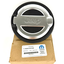 Mopar 82215122 Cast Aluminum Jeep Fuel Door 2018 - 2021 Jeep Wrangler Auto Parts picture