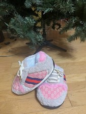 Sneaker Slippers gucci inspired unisex for adults size 5-11 Rubber Sole 🚀 Fast picture