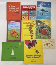 Vintage Lot of 9 Childrens Books Stories Poems picture