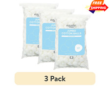 Equate Jumbo Cotton Balls, 400 Count each - 3 Pack -  picture