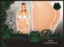 2019 Benchwarmer 25th Anniversary Sara Underwood Looking Back Butt Card #1/1 picture