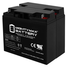 Mighty Max 2 Pack - 12V 22AH SLA Battery for Invacare Lynx SX3 Scooter picture