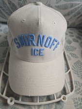 Smirnoff ICE Cream Colored Courdory Trucker Ball Hat Snapback  picture