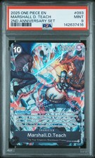 PSA 9 MARSHALL D TEACH #OP09-093 2025 ONE PIECE EN 2ND ANNIVERSARY SET #93 picture