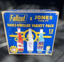 Jones Soda Co. Fallout Vault-Dweller Variety  12-Pack Vault Boy LIMITED EDITION picture